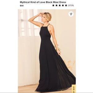 Lulus Black Maxi Dress